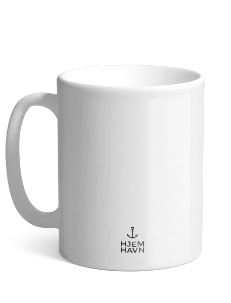 Keramikkrus med navn - Hjemhavn Custom Krus 