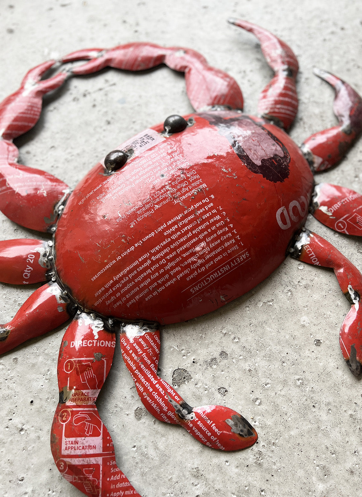 Crab - Recycled Metal