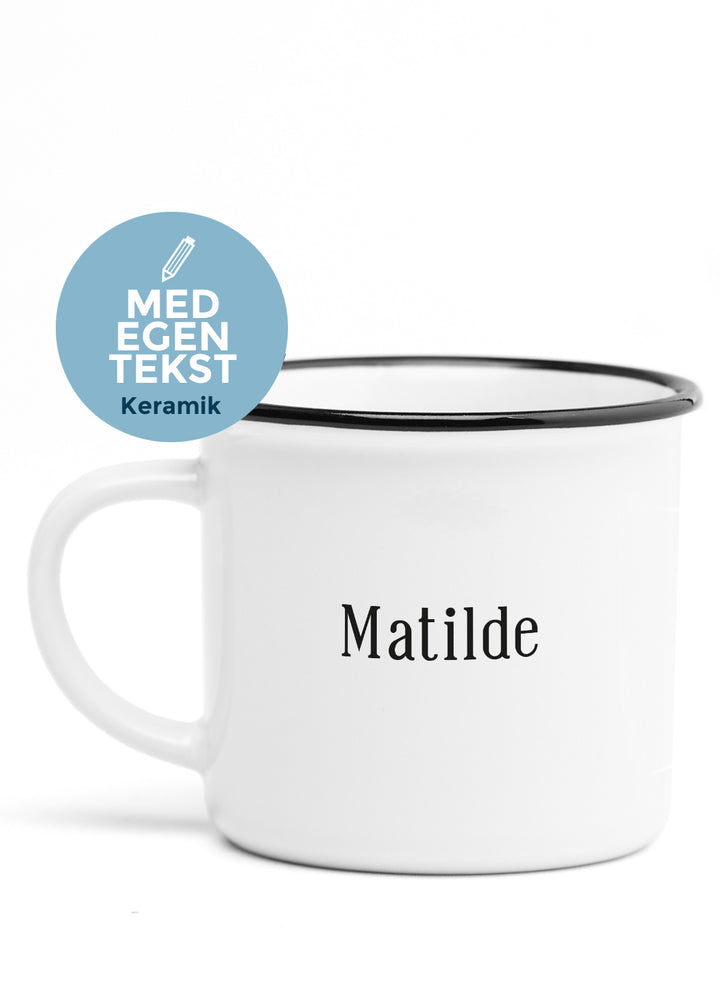 Ceramic mug with name